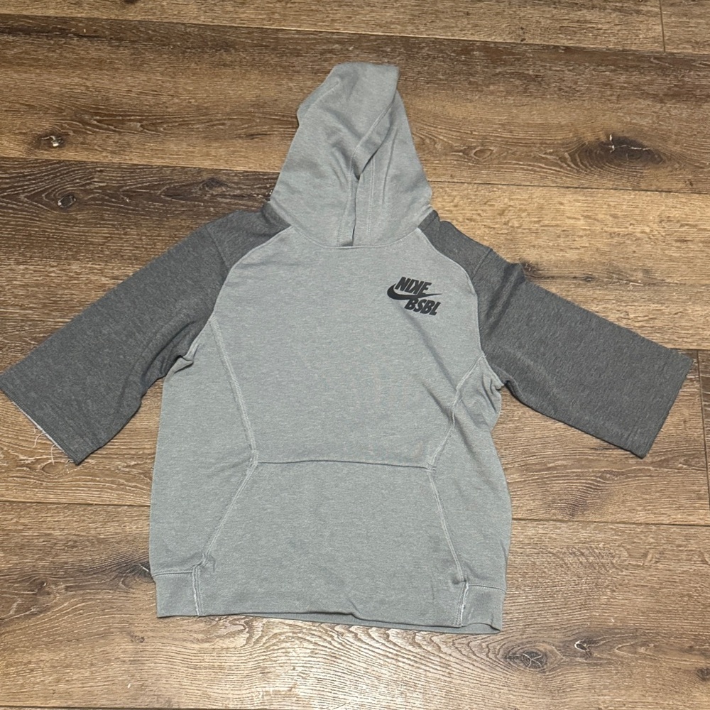 Nike baseball quarter sleeve hoodie youth medium